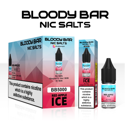 Bloody Bar Nic Salts 10mg 10ml BB5000 - Red Apple Ice